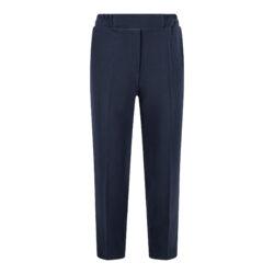 Broek met elastische band | marine