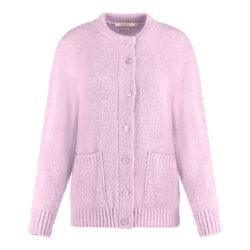 Gilet bouclet met zakken | lila