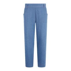 Broek jeans look met elastische band | lichte jeans