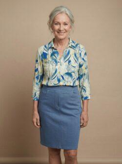 Polo shirt met Kraag en 3/4 mouw