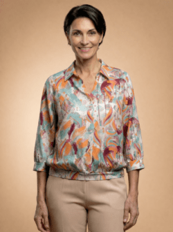 Polo shirt met Kraag en 3/4 mouw