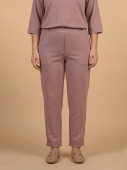 Broek Modal Met Omslag Rose